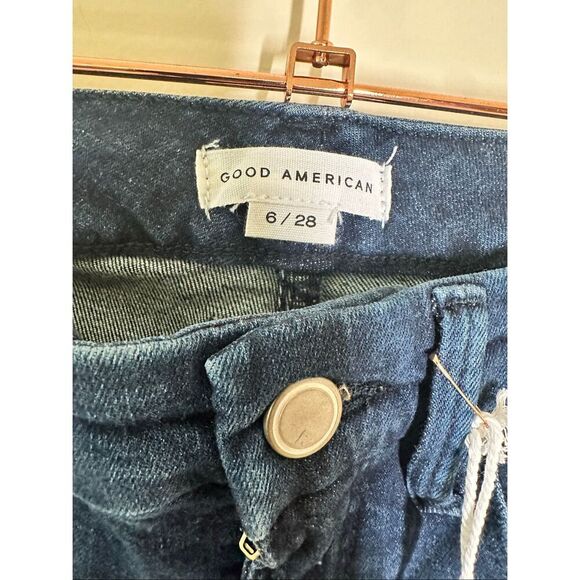 Good American Good Petite Skinny Jeans With So Much Stretch Size 6 New - Picture 5 of 9